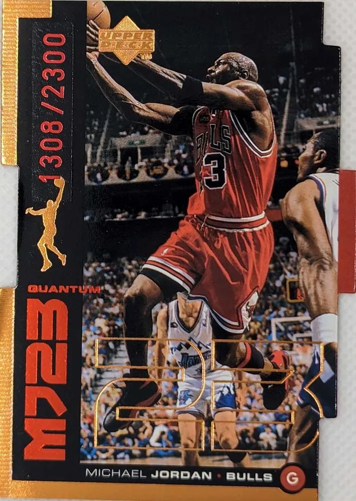 1998-99 Upper Deck Michael Jordan MJ23 Tier 1 (Quantum Bronze) #QMM29 card image