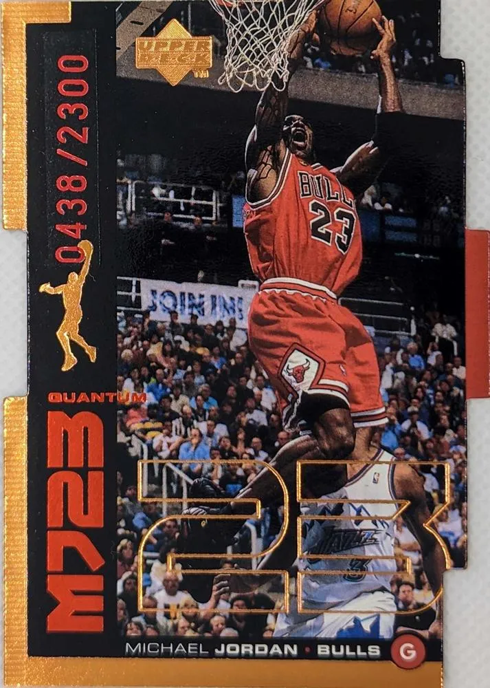1998-99 Upper Deck Michael Jordan MJ23 Tier 1 (Quantum Bronze) #QMM30 card image