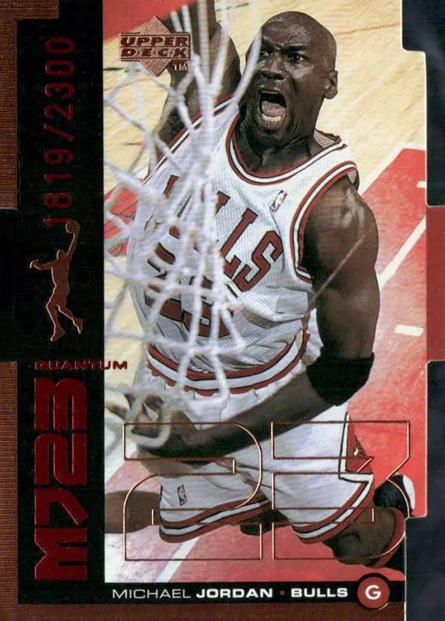 1998-99 Upper Deck Michael Jordan MJ23 Tier 1 (Quantum Bronze) #QMM4 card image