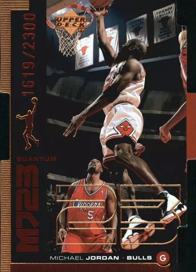 1998-99 Upper Deck Michael Jordan MJ23 Tier 1 (Quantum Bronze) #QMM6 card image