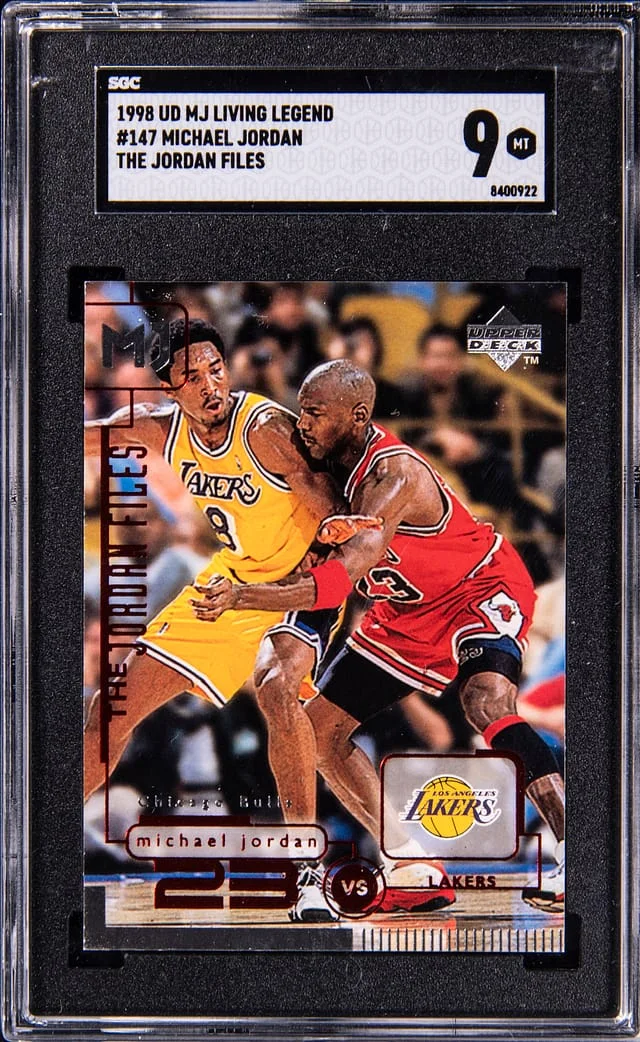 1998-99 Upper Deck Michael Jordan/Kobe Bryant MJ Living Legend The Jordan Files #147 card image