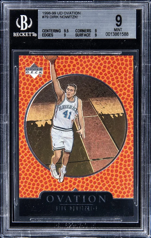 1998-99 Upper Deck Ovation Dirk Nowitzki #79 card image