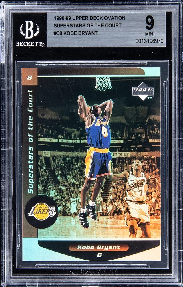 1998-99 Upper Deck Ovation Kobe Bryant Superstars Of The Court #C8 card image