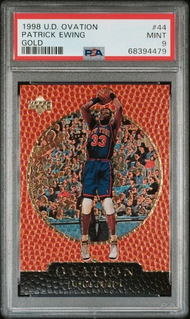 1998-99 Upper Deck Ovation Patrick Ewing Gold #44 card image