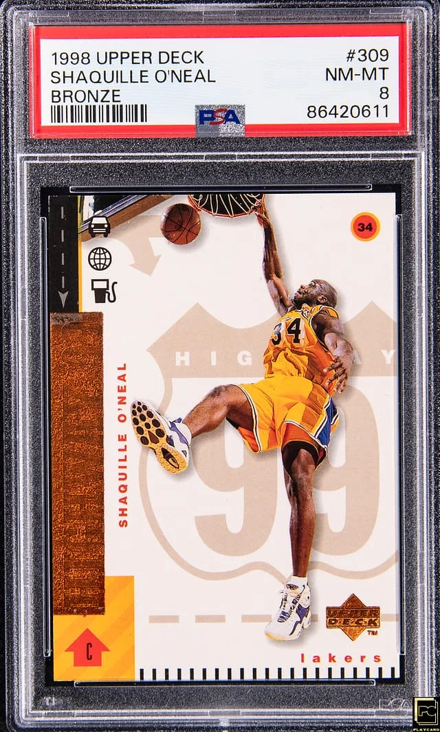 1998-99 Upper Deck Shaquille O'Neal Bronze #309 card image