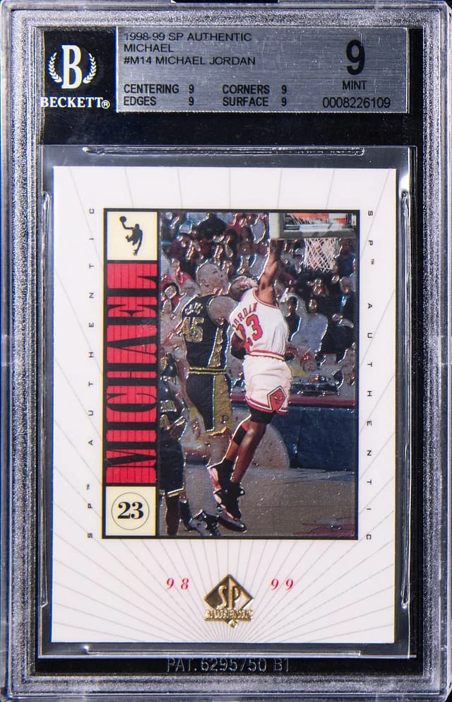 1998-99 Upper Deck SP Authentic Jordan Michael #M14 card image