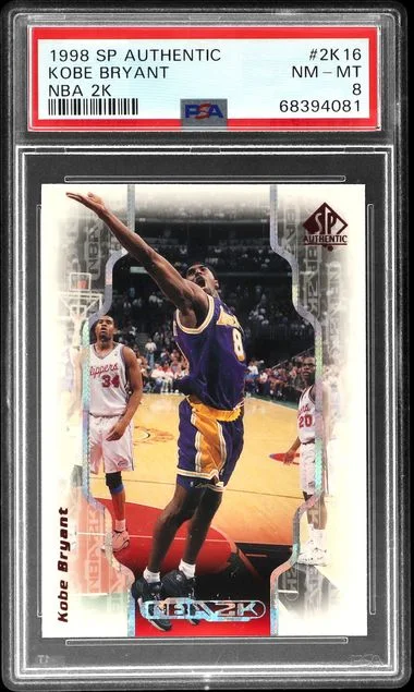 1998-99 Upper Deck SP Authentic Kobe Bryant Nba 2K #2K16 card image