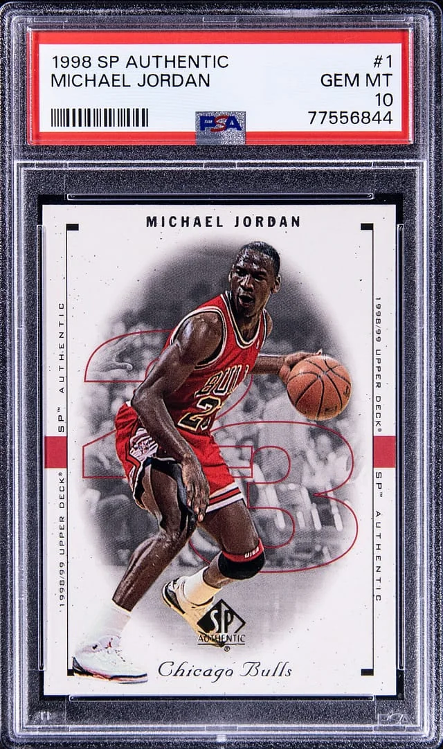 1998-99 Upper Deck SP Authentic Michael Jordan #1 card image