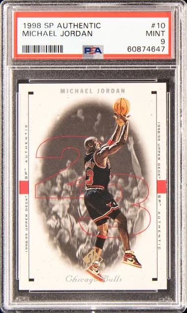 1998-99 Upper Deck SP Authentic Michael Jordan #10 card image