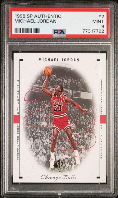 1998-99 Upper Deck SP Authentic Michael Jordan #2 card image
