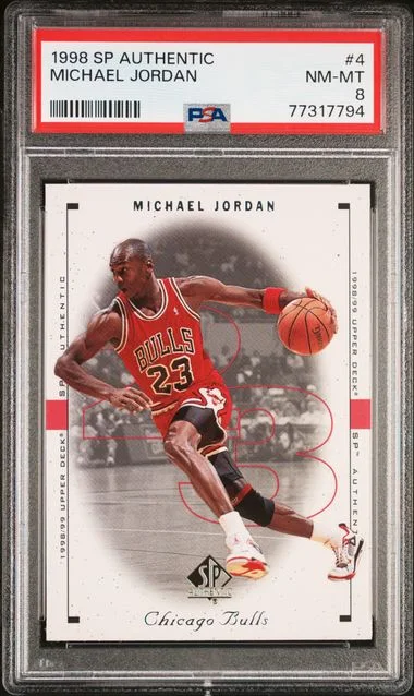 1998-99 Upper Deck SP Authentic Michael Jordan #4 card image