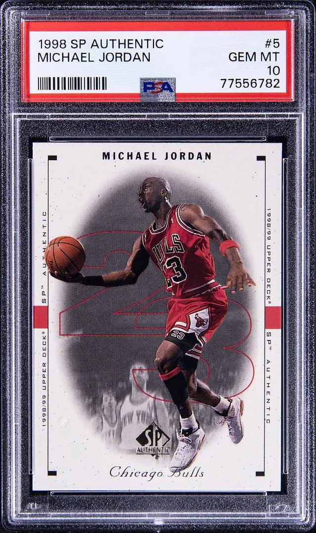 1998-99 Upper Deck SP Authentic Michael Jordan #5 card image