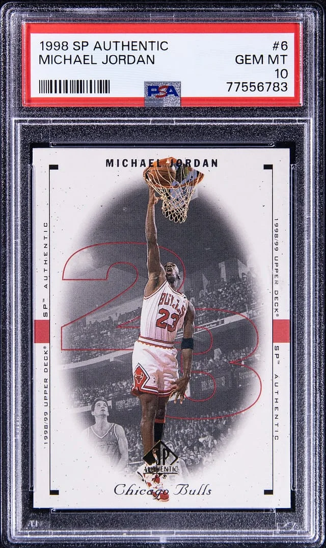 1998-99 Upper Deck SP Authentic Michael Jordan #6 card image