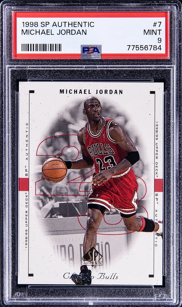 1998-99 Upper Deck SP Authentic Michael Jordan #7 card image