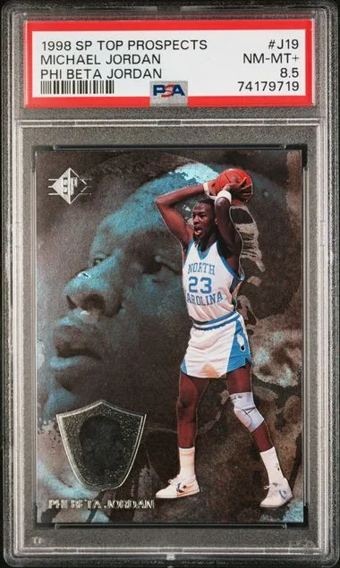 1998-99 Upper Deck SP Michael Jordan Top Prospects Phi Beta Jordan #J19 card image