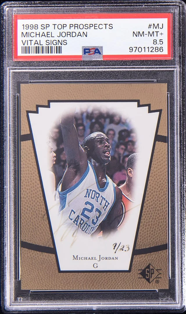 1998-99 Upper Deck SP Michael Jordan Top Prospects Vital Signs #MJ card image