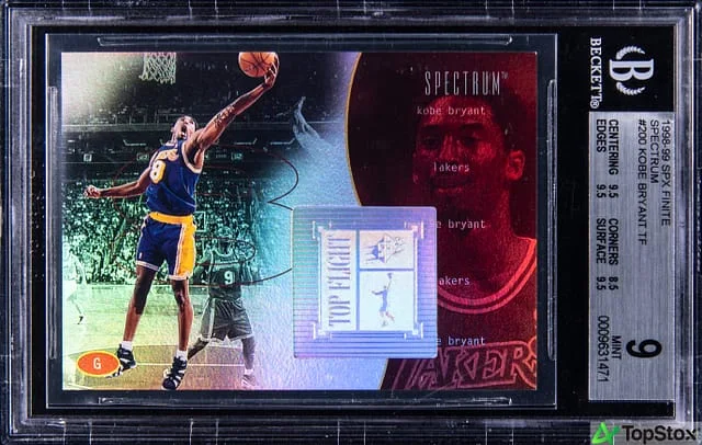 1998-99 Upper Deck SPx Kobe Bryant Finite Spectrum #200 card image