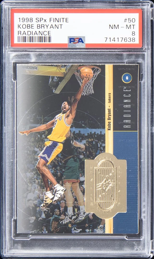 1998-99 Upper Deck SPx Kobe Bryant Finite #50 card image