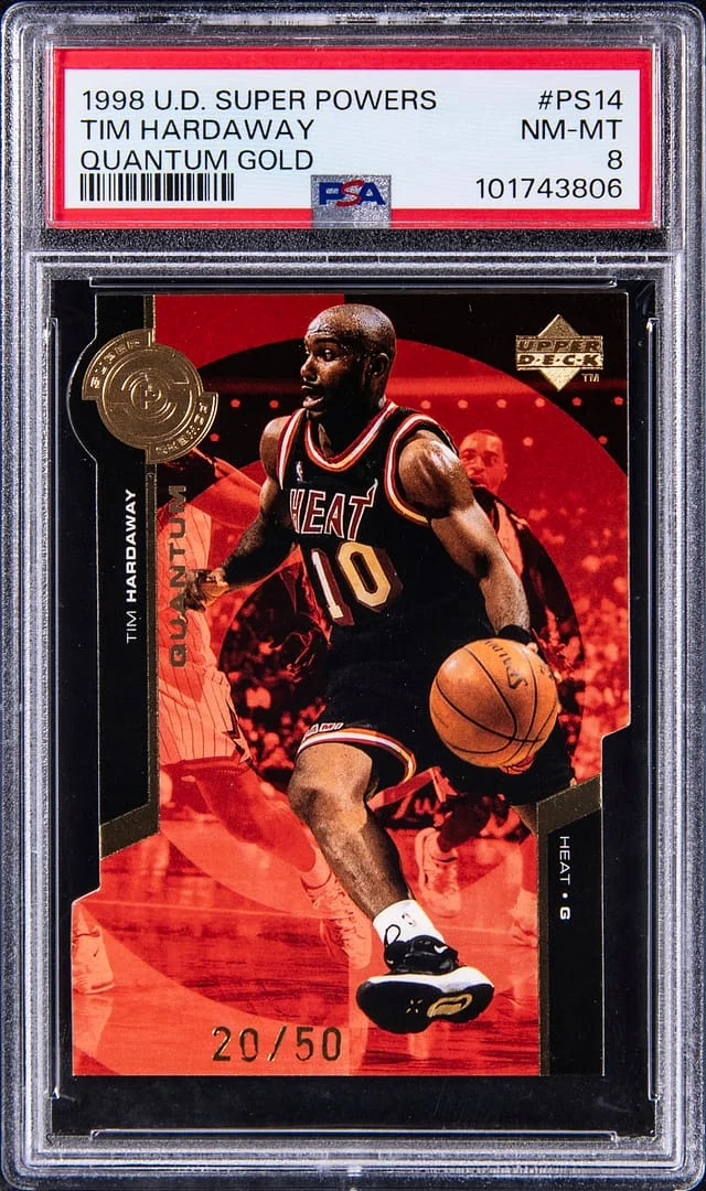 1998-99 Upper Deck Tim Hardaway Super Powers Quantum Gold #PS14 card image