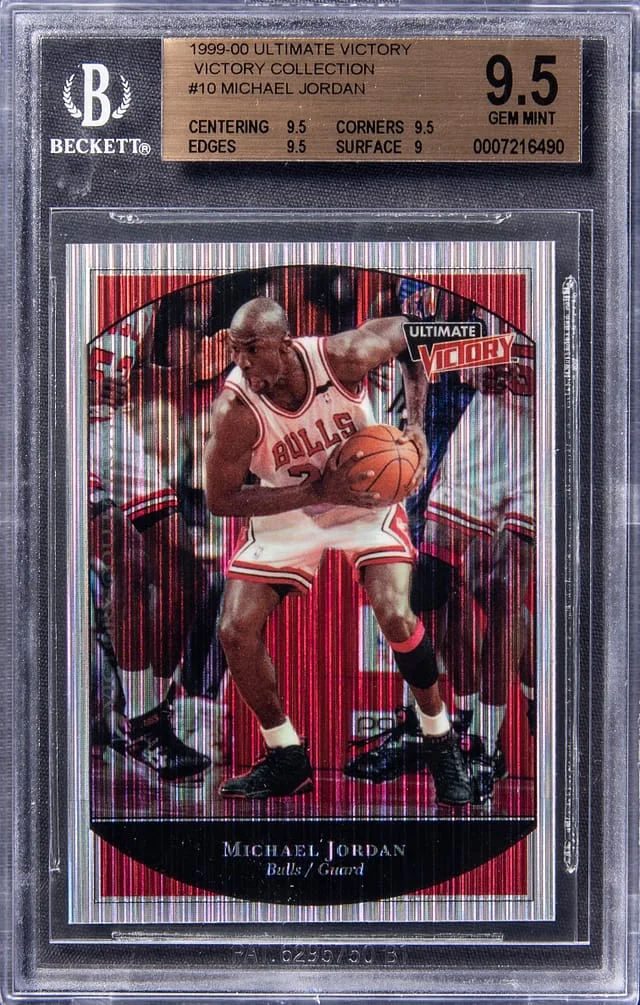 1998-99 Upper Deck Ultimate Victory Michael Jordan Collection #10 card image