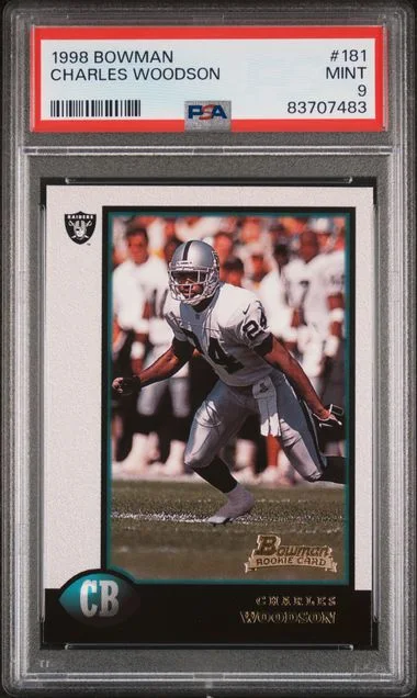 1998 Bowman Charles Woodson #181 card image