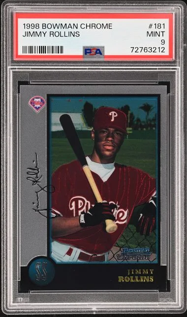 1998 Bowman Chrome Jimmy Rollins #181 card image