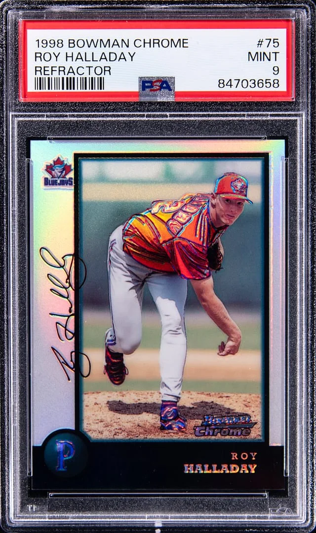1998 Bowman Chrome Roy Halladay Refractor #75 card image