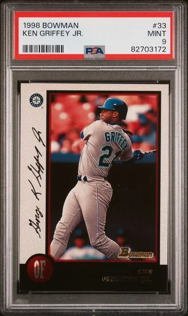 1998 Bowman Ken Griffey Jr. #33 card image