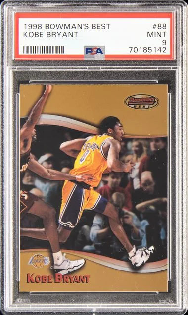 1998 Bowman's Best Kobe Bryant #88 card image