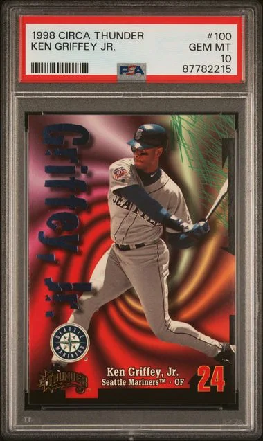 1998 Circa Thunder Ken Griffey Jr. #100 card image