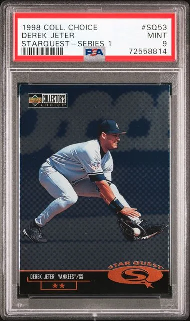1998 Collector's Choice Derek Jeter Starquest Series 1 #SQ53 card image