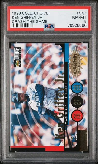 1998 Collector's Choice Ken Griffey Jr. Crash The Game #CG1 card image