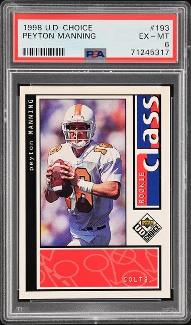1998 Collector's Choice Peyton Manning #193 card image
