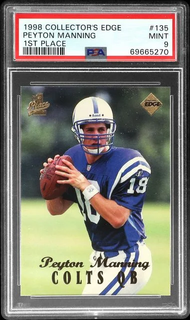 1998 Collector's Edge 1st Place Peyton Manning #135 card image