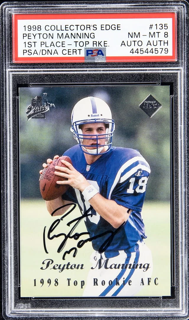 1998 Collector's Edge 1st Place Top Peyton Manning #135 card image