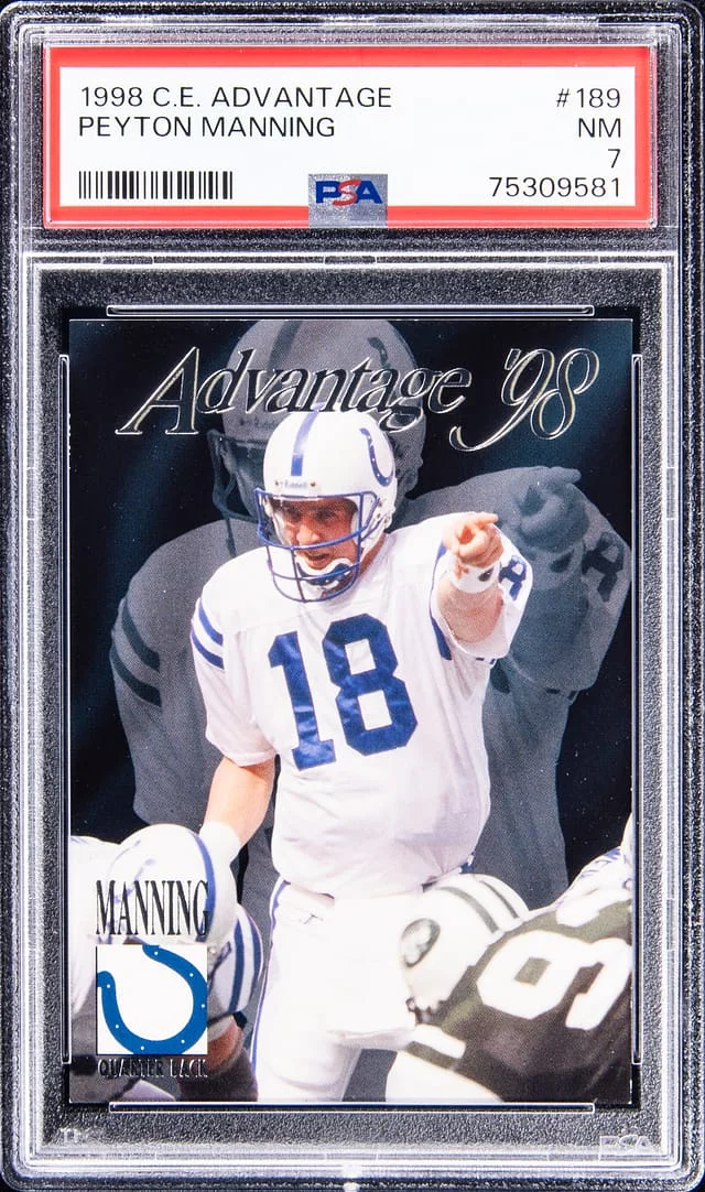 1998 Collector's Edge Advantage Peyton Manning #189 card image