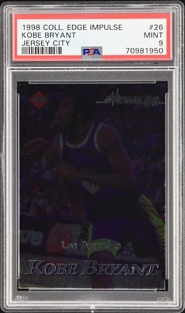 1998 Collector's Edge Impulse Jersey City Kobe Bryant #26 card image