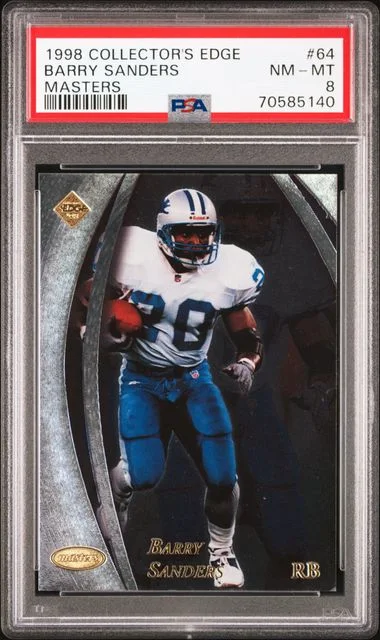 1998 Collector's Edge Masters Barry Sanders #64 card image