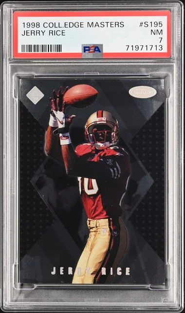 1998 Collector's Edge Masters Jerry Rice #S195 card image