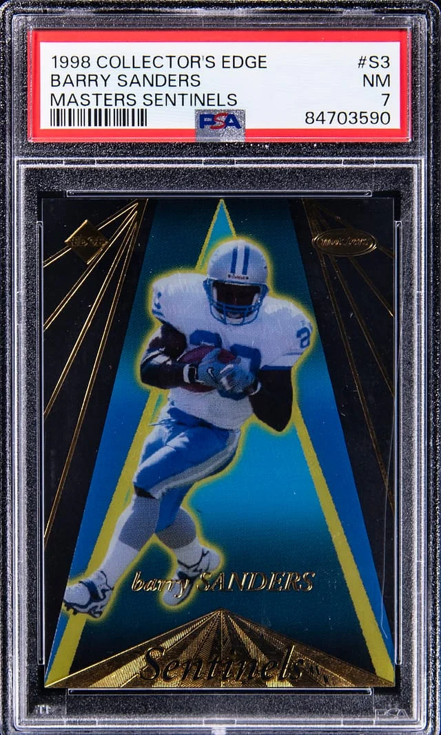 1998 Collector's Edge Masters Sentinels Barry Sanders #S3 card image
