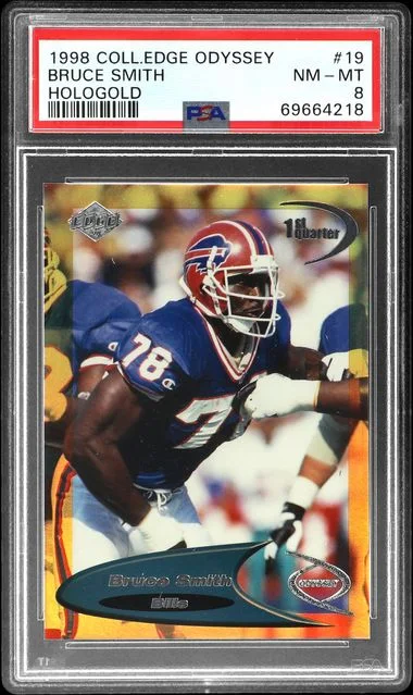 1998 Collector's Edge Odyssey Hologold Bruce Smith #19 card image
