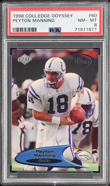 1998 Collector's Edge Odyssey Peyton Manning #60 card image