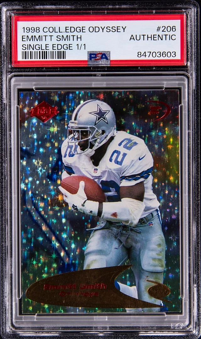 1998 Collector's Edge Odyssey Single Edge Emmitt Smith #206 card image