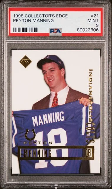 1998 Collector's Edge Peyton Manning #21 card image