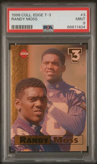 1998 Collector's Edge T3 Randy Moss #3 card image