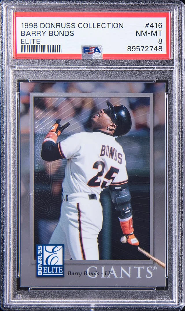 1998 Donruss Barry Bonds Collection Elite #416 card image