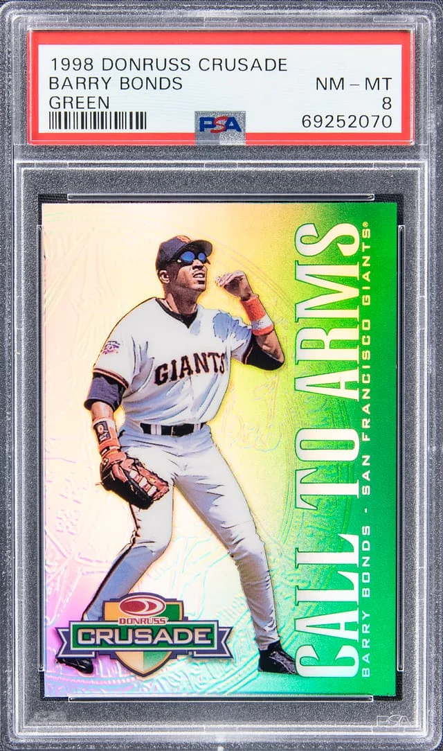 1998 Donruss Crusade Green Barry Bonds #no-number card image