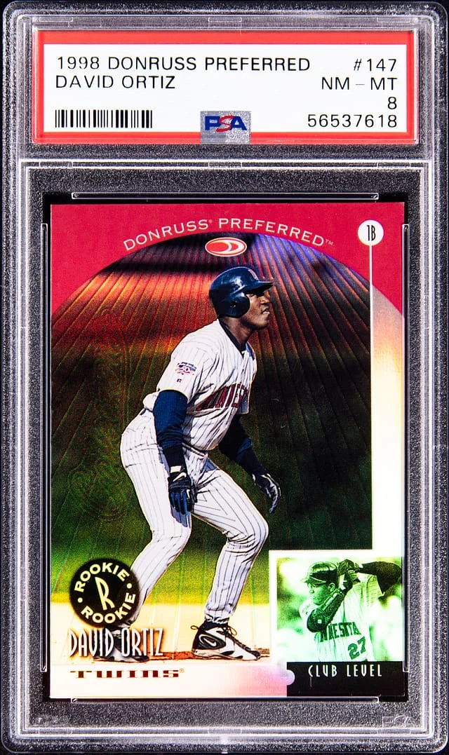 1998 Donruss David Ortiz (/55) Preferred Prized Collections #147 card image