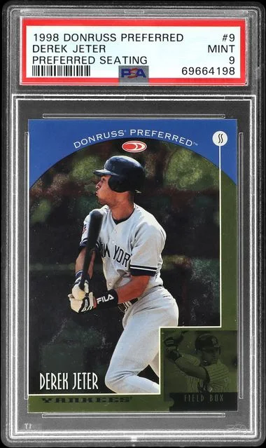 1998 Donruss Derek Jeter Preferred Seating #9 card image