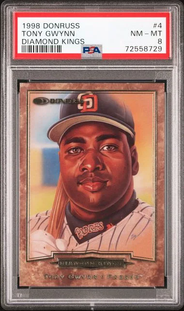 1998 Donruss Diamond Kings Tony Gwynn #4 card image